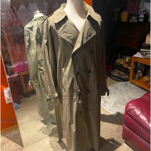 London fog lined coat